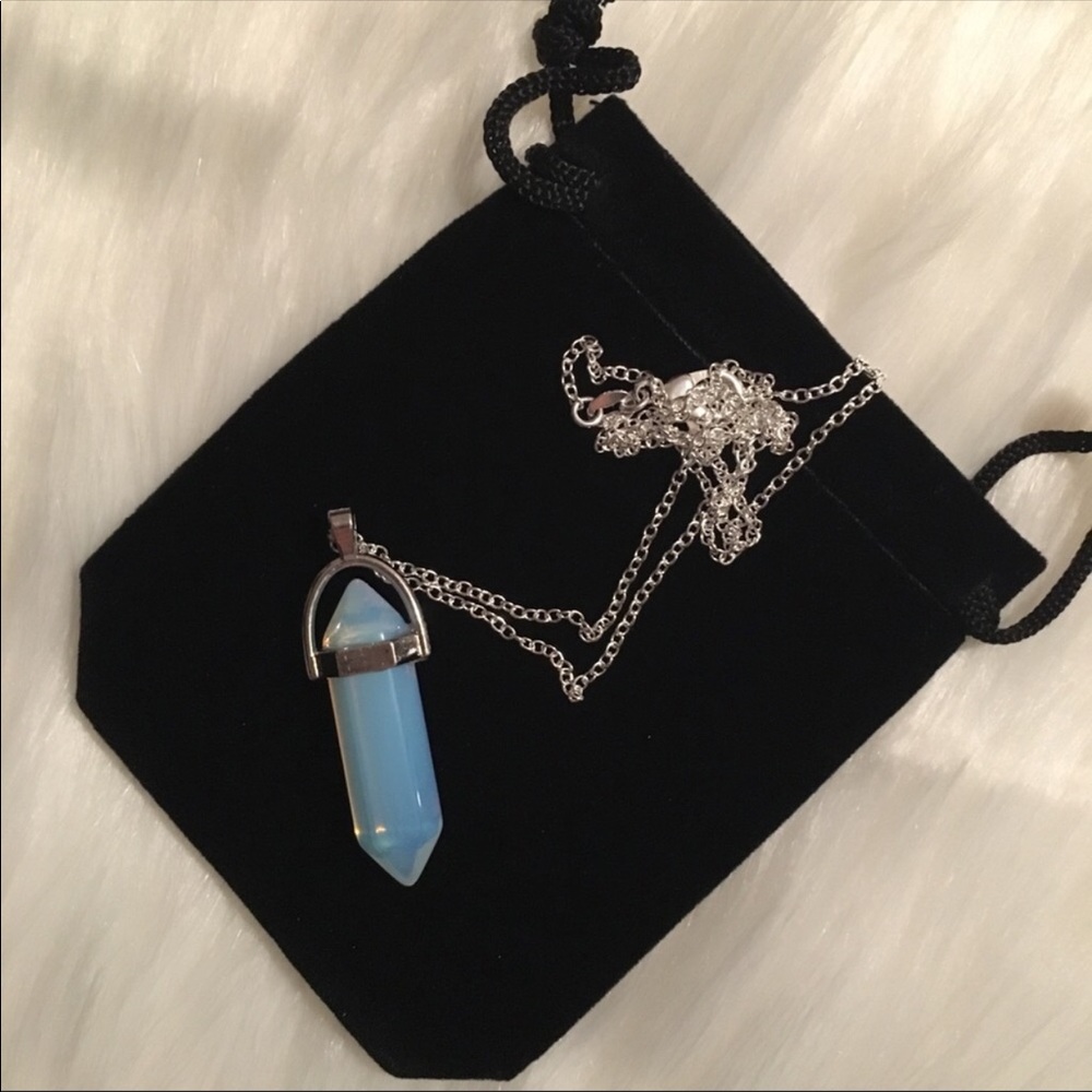 2 for $20 crystal stone pendant necklaces - Picture 8 of 8